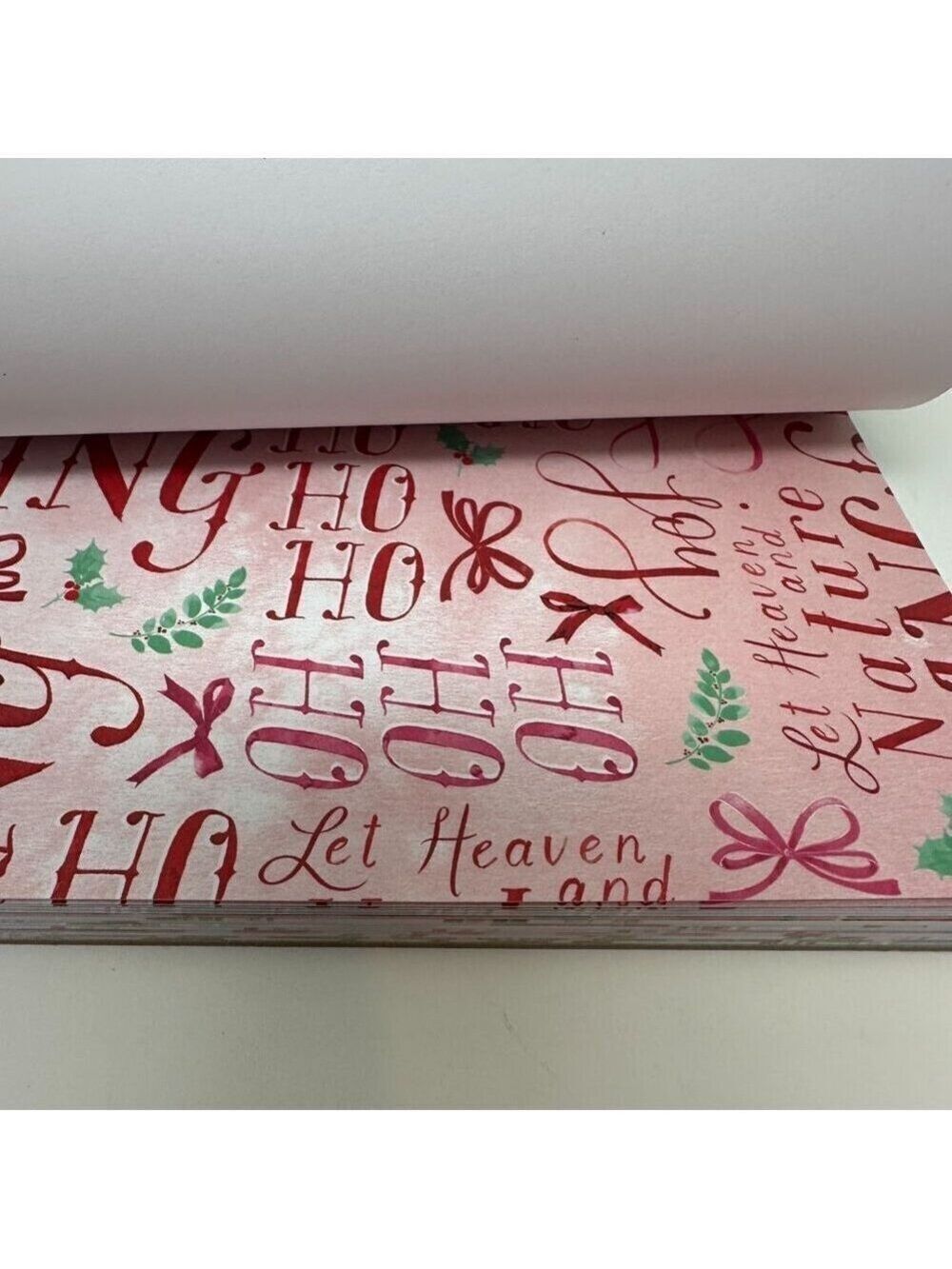 Christmas Holiday Wonderland Scrapbook Paper Pad 8.5x11 Craft Supply 60 Sheets - Picture 9 of 16
